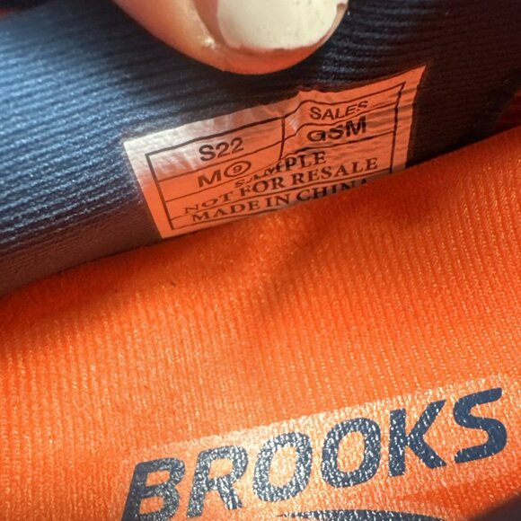 Size 9 - Brooks Launch GTS 9 Orange Blue  Running Shoe Men SAMPLE main image 6